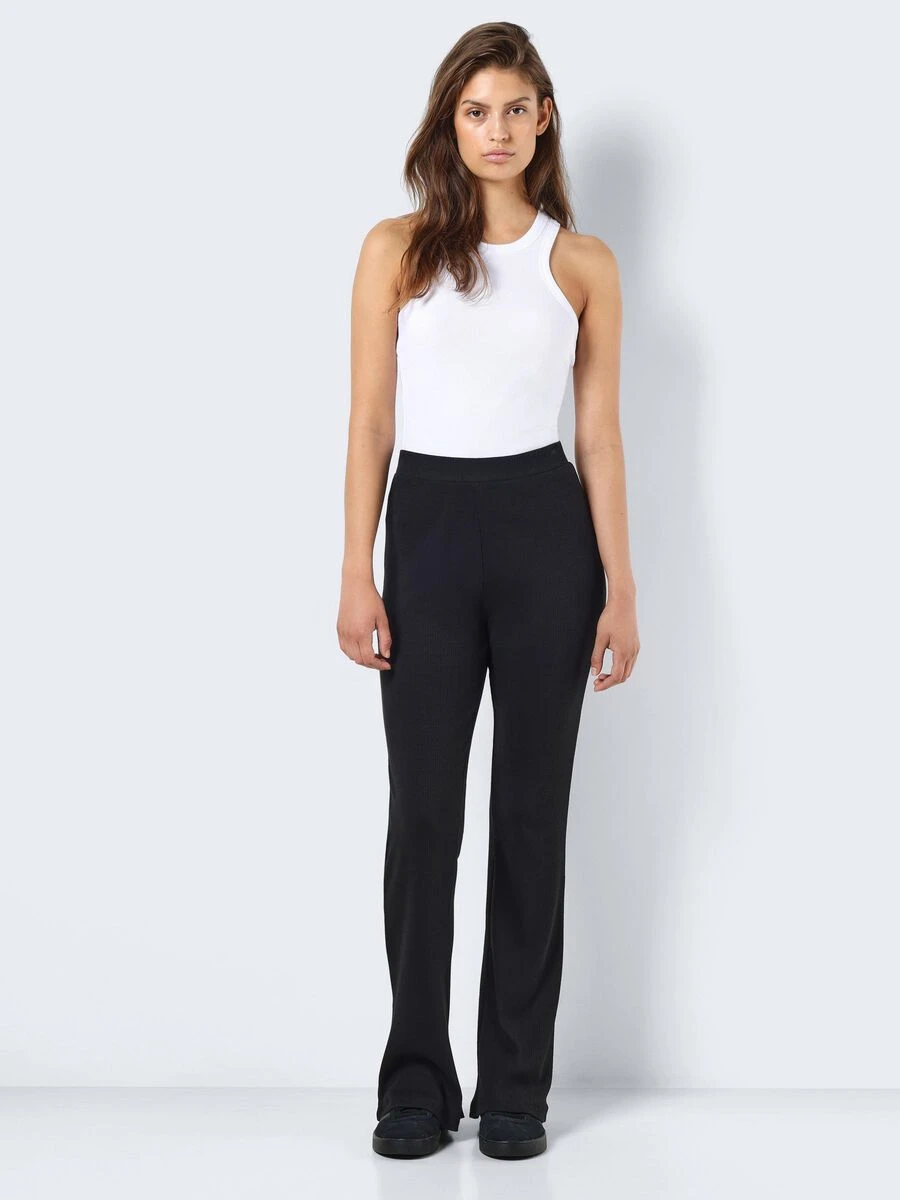 Noisy May HIGH WAIST FLARED TROUSERS - Image 3