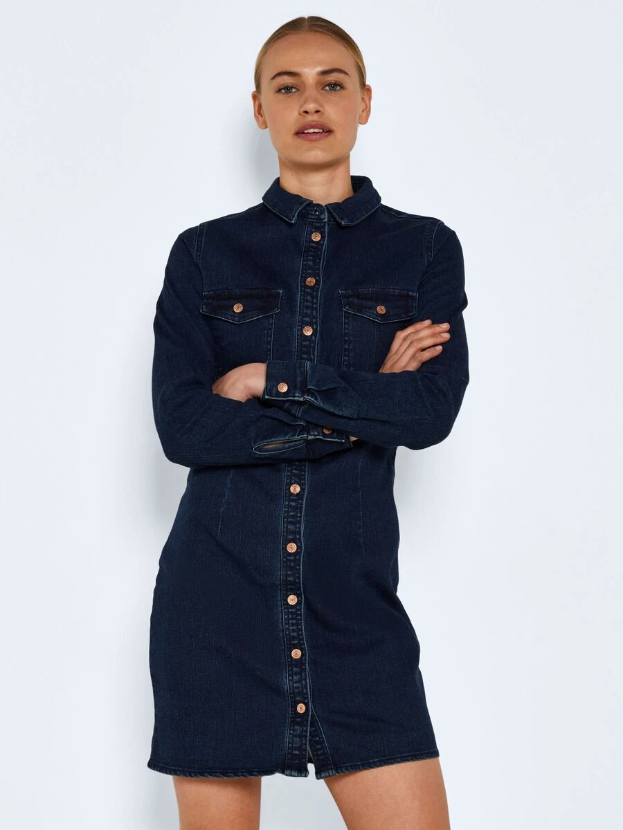 Noisy May LONG SLEEVED DENIM DRESS - Image 2