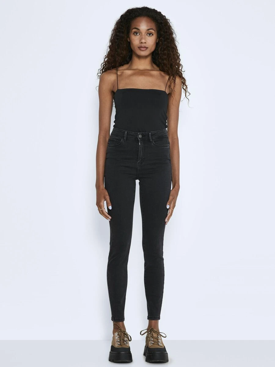 Noisy May NMAGNES HIGH WAISTED SKINNY FIT JEANS - Image 3