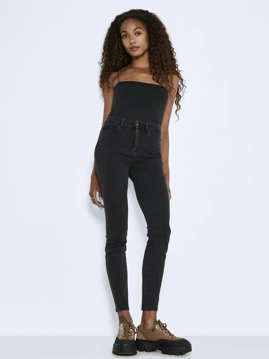 Noisy May NMAGNES HIGH WAISTED SKINNY FIT JEANS