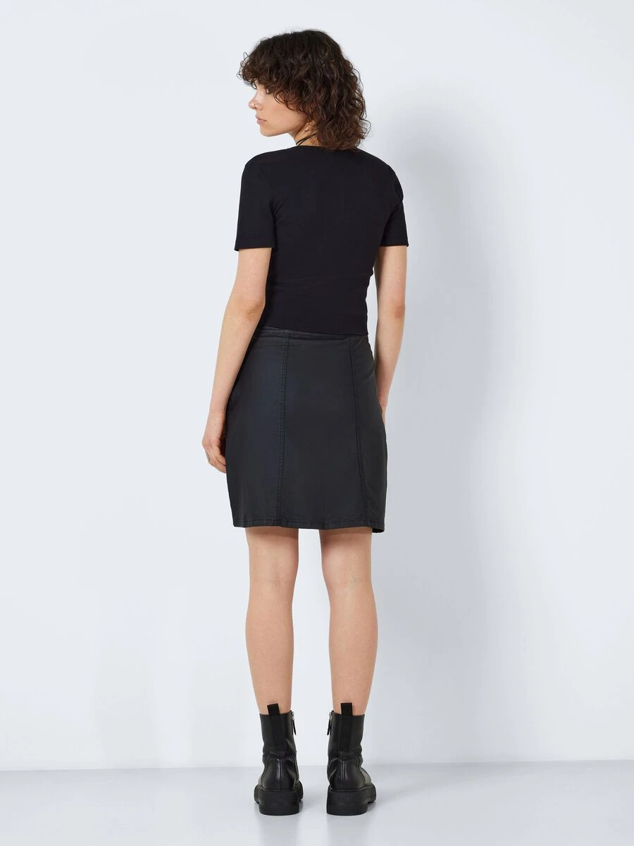 Noisy May HIGH WAISTED COATED SKIRT - Image 4