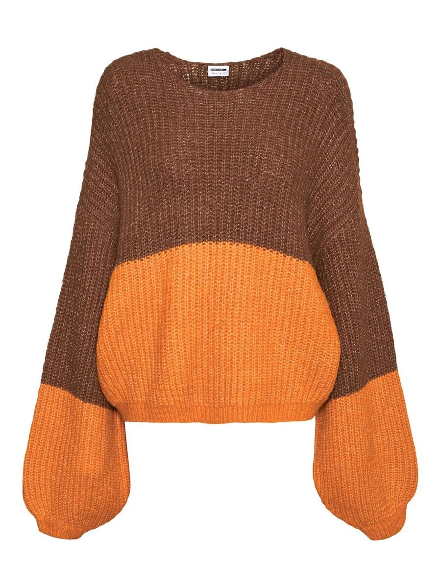 Noisy May KNITTED BALLOON SLEEVE PULLOVER - Image 6