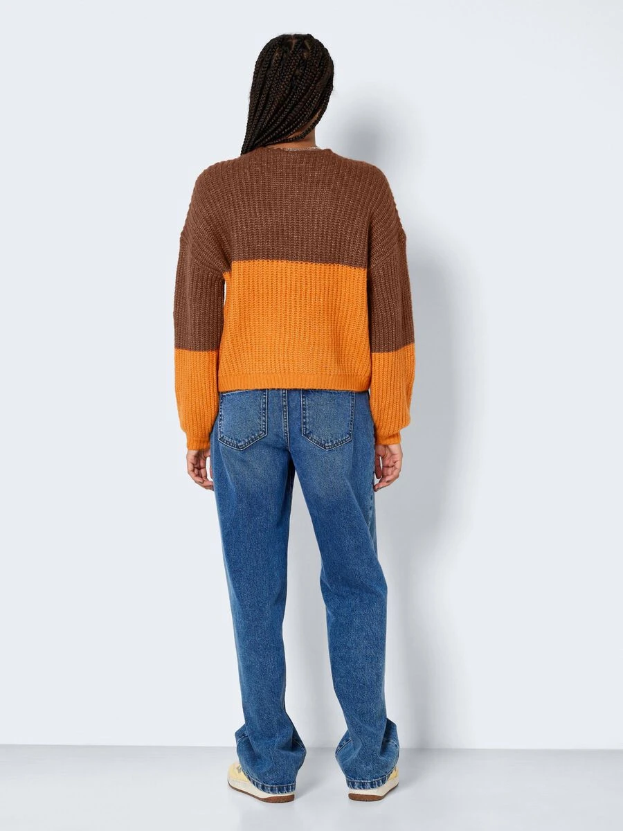Noisy May KNITTED BALLOON SLEEVE PULLOVER - Image 4