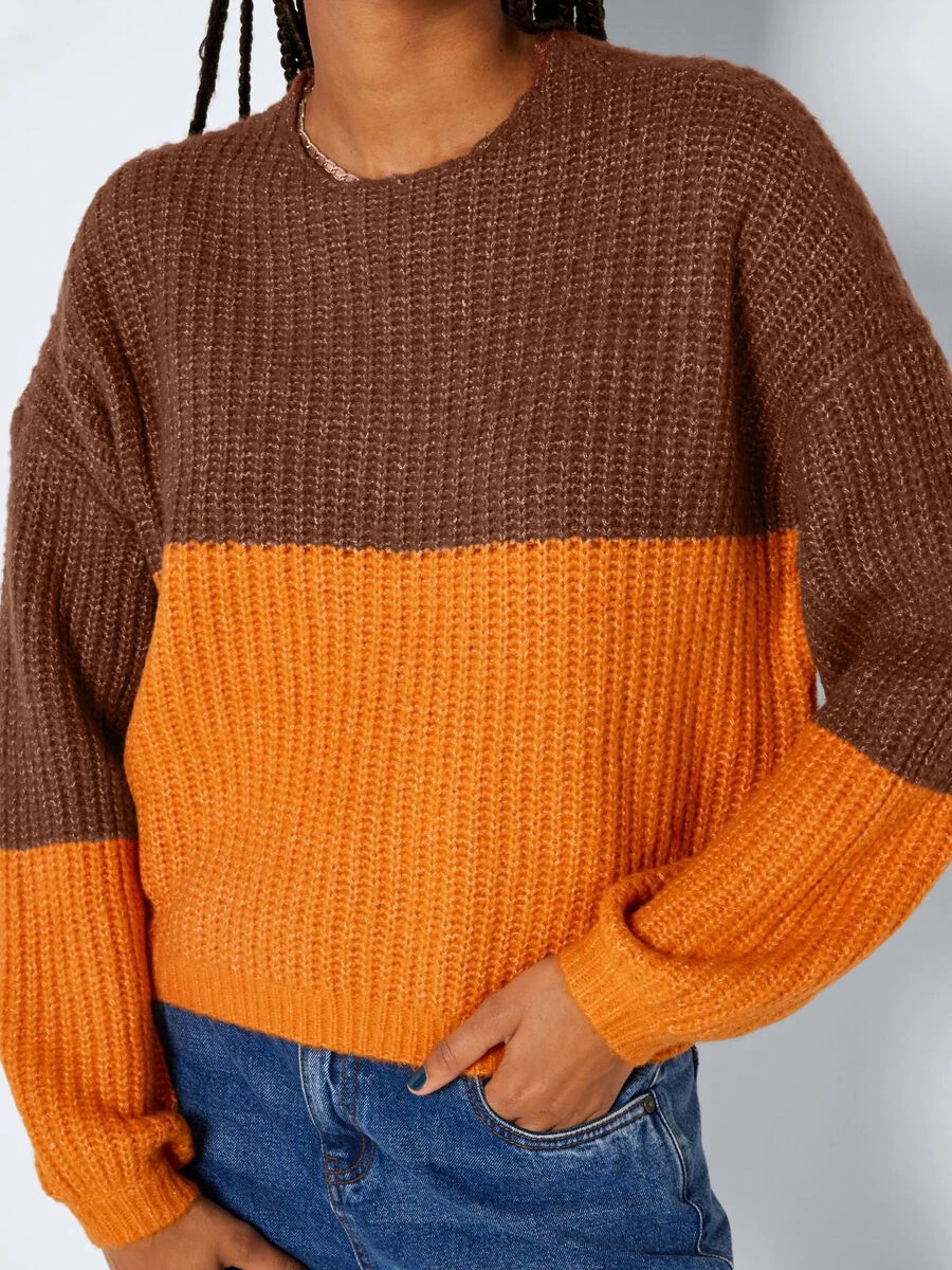 Noisy May KNITTED BALLOON SLEEVE PULLOVER - Image 5