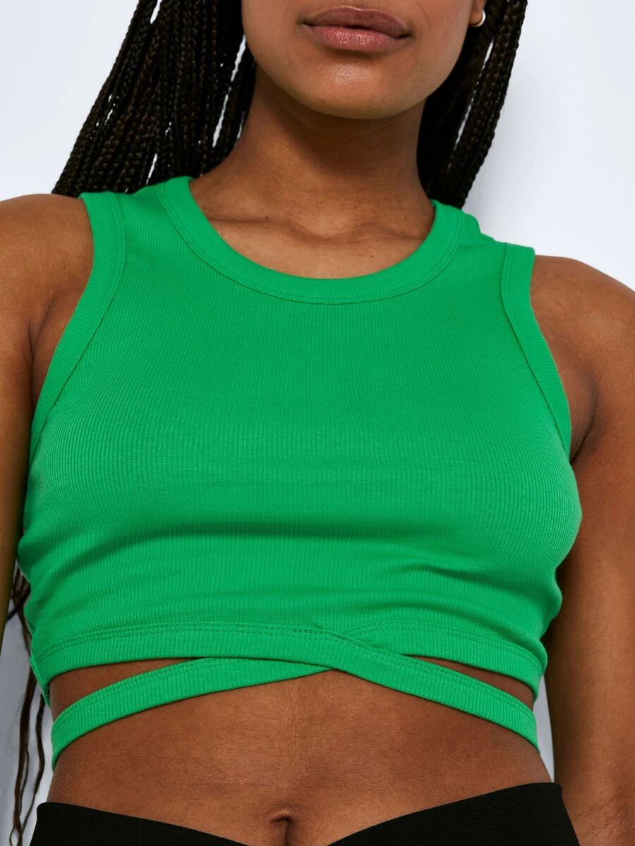 Noisy May SLEVELESS TIE TOP - Image 5