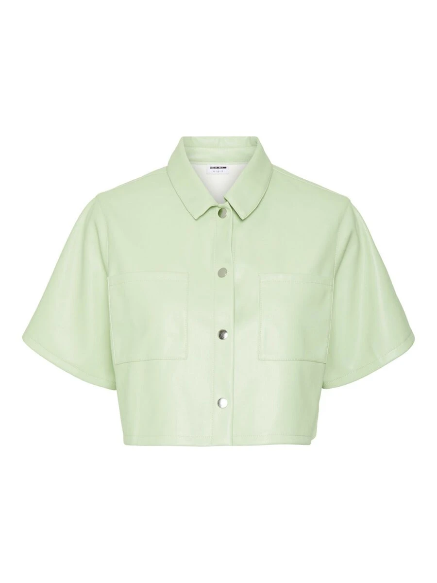 Noisy May COATED CROPPED SHIRT - Image 6