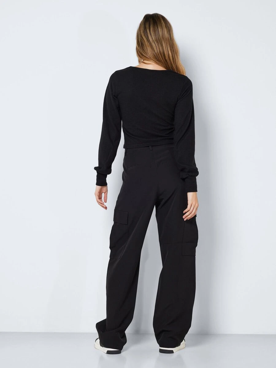 Noisy May LONG SLEEVED V-NECK TOP - Image 4