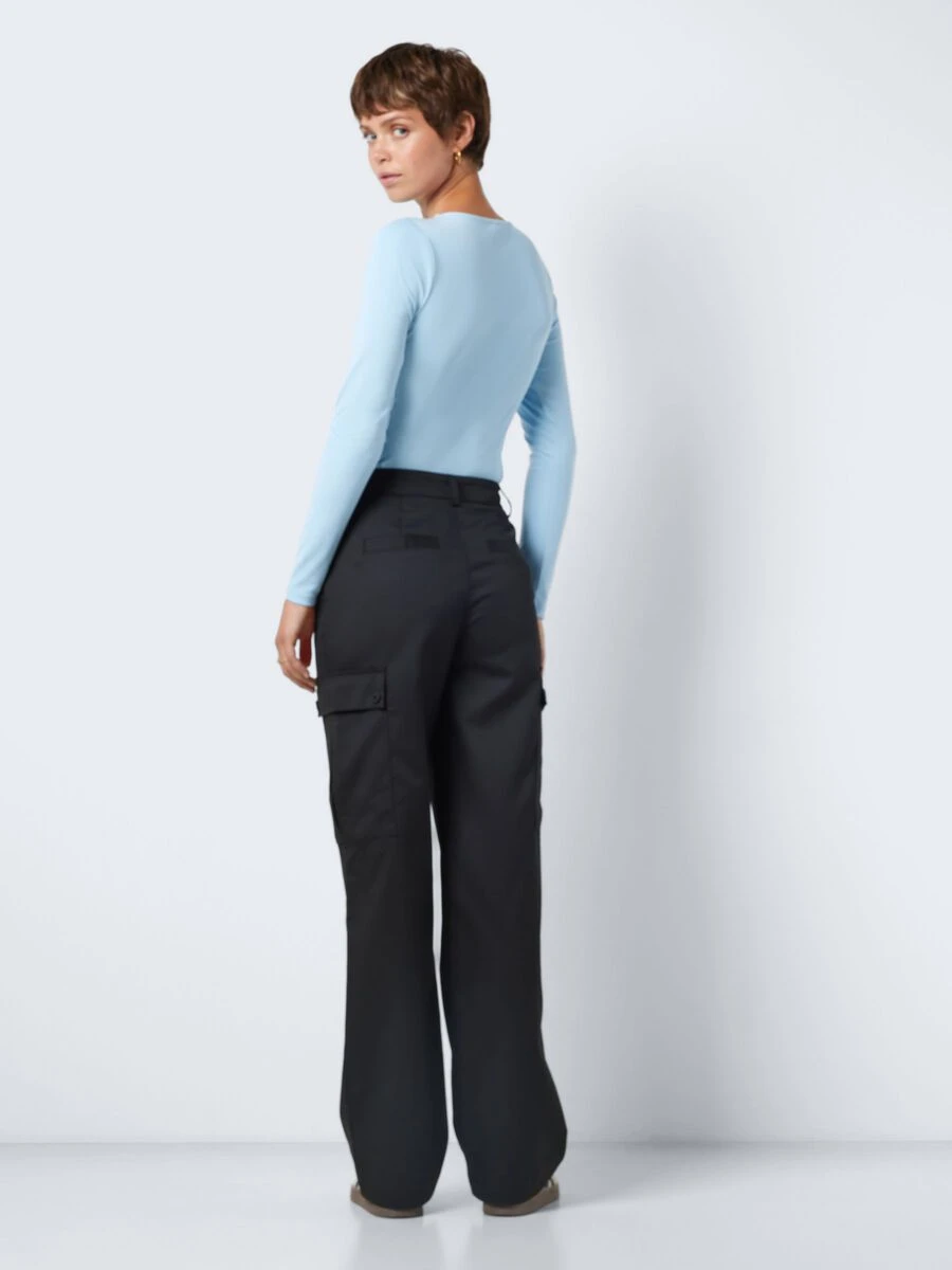 Noisy May HIGH WAISTED CARGO TROUSERS - Image 4