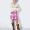 Noisy May CHEQUERED MINI SKIRT