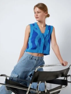 Noisy May SLEEVELESS KNITTED CARDIGAN