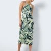 Noisy May PRINTED MIDI DRESS