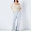 Noisy May NMJOSIE PLEATED HIGH WAISTED JEANS