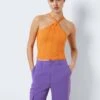 Noisy May KNITTED HALTER NECK TOP