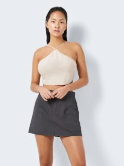 Noisy May KNITTED HALTERNECK TOP