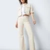 Noisy May NMNAT HIGH WAISTED FLARED JEANS