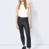 Noisy May NMMONI CROPPED COATED STRAIGHT FIT JEANS