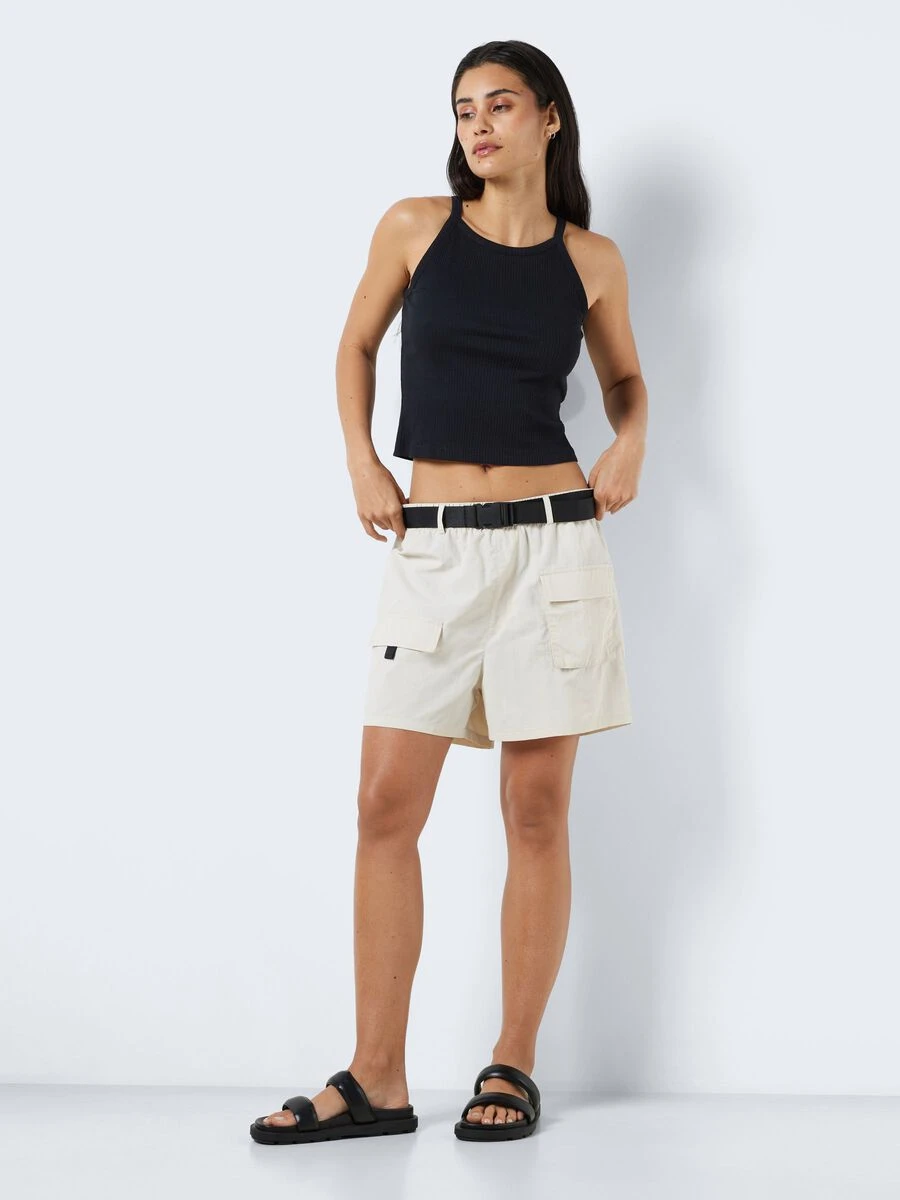 Noisy May HIGH WAISTED CARGO SHORTS - Image 3