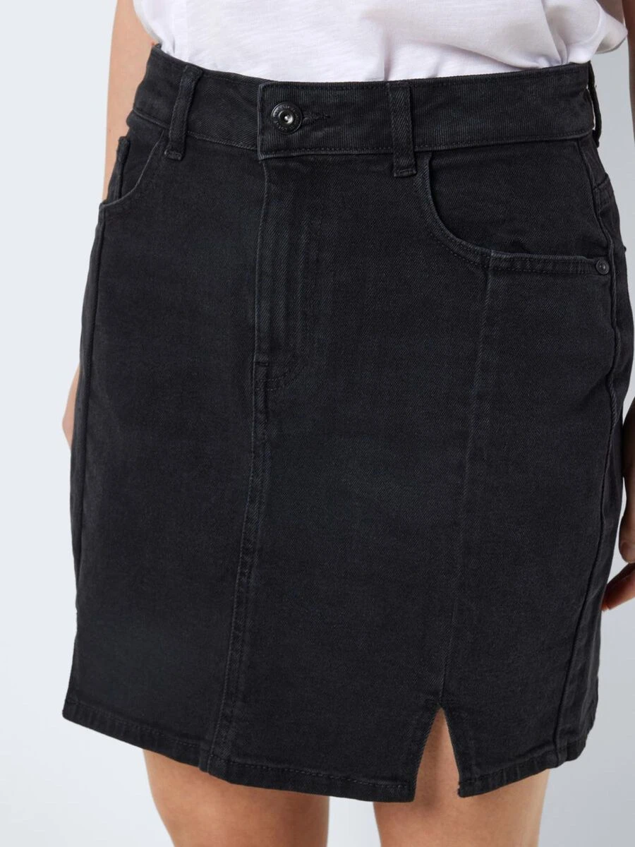 Noisy May SHORT SLIT DENIM SKIRT - Image 5