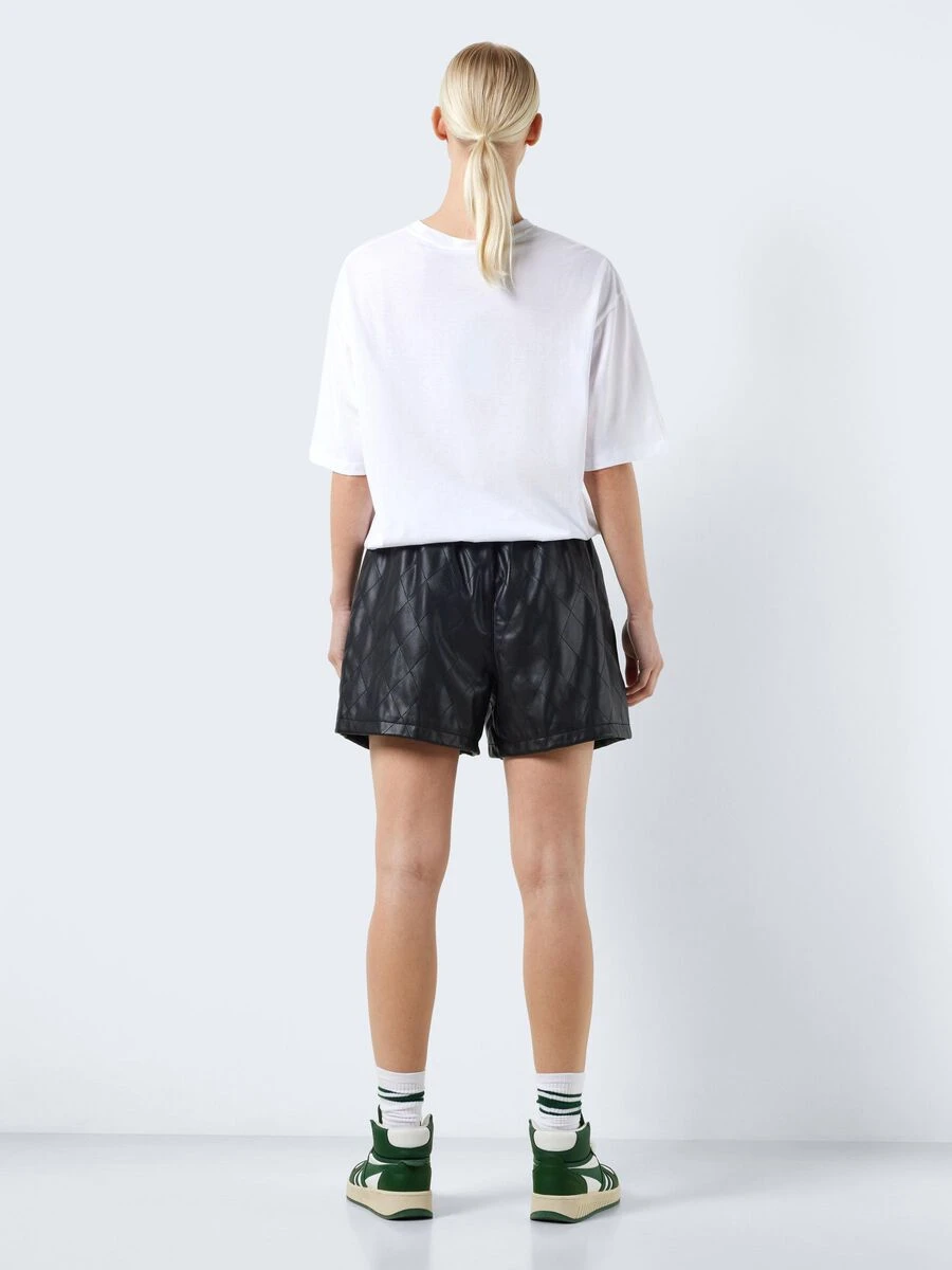 Noisy May FAUX LEATHER SHORTS - Image 4