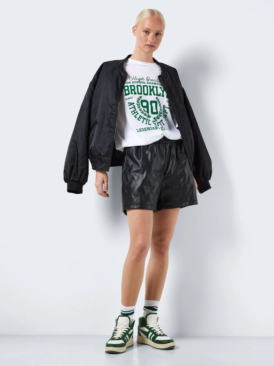 Noisy May FAUX LEATHER SHORTS