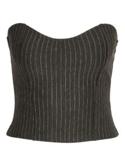 Noisy May PINSTRIPED CORSET