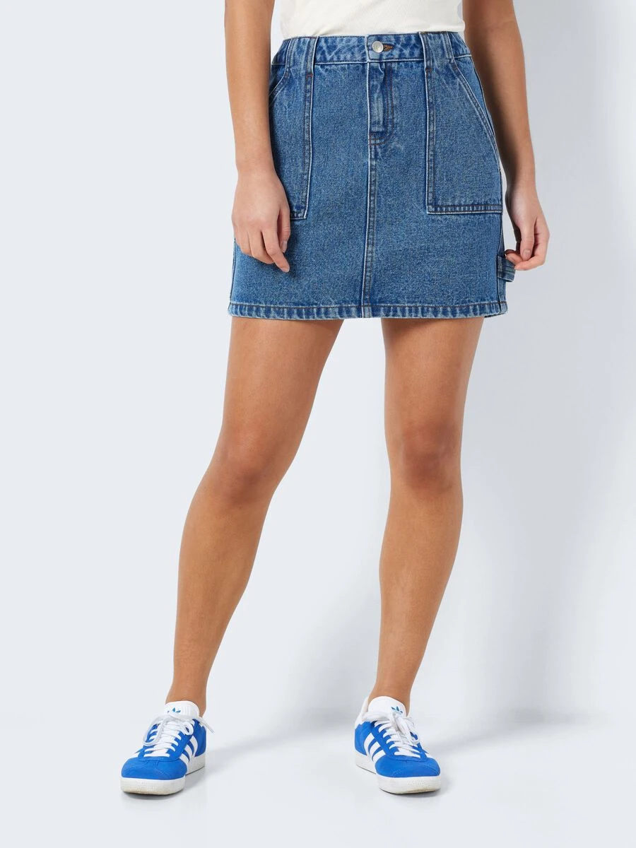 Noisy May SHORT CARGO DENIM SKIRT - Image 2