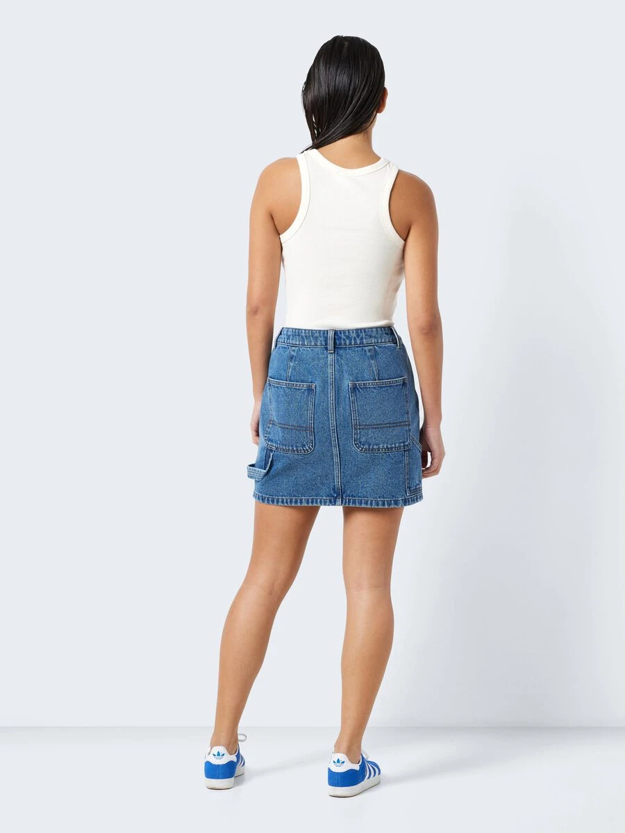 Noisy May SHORT CARGO DENIM SKIRT - Image 4