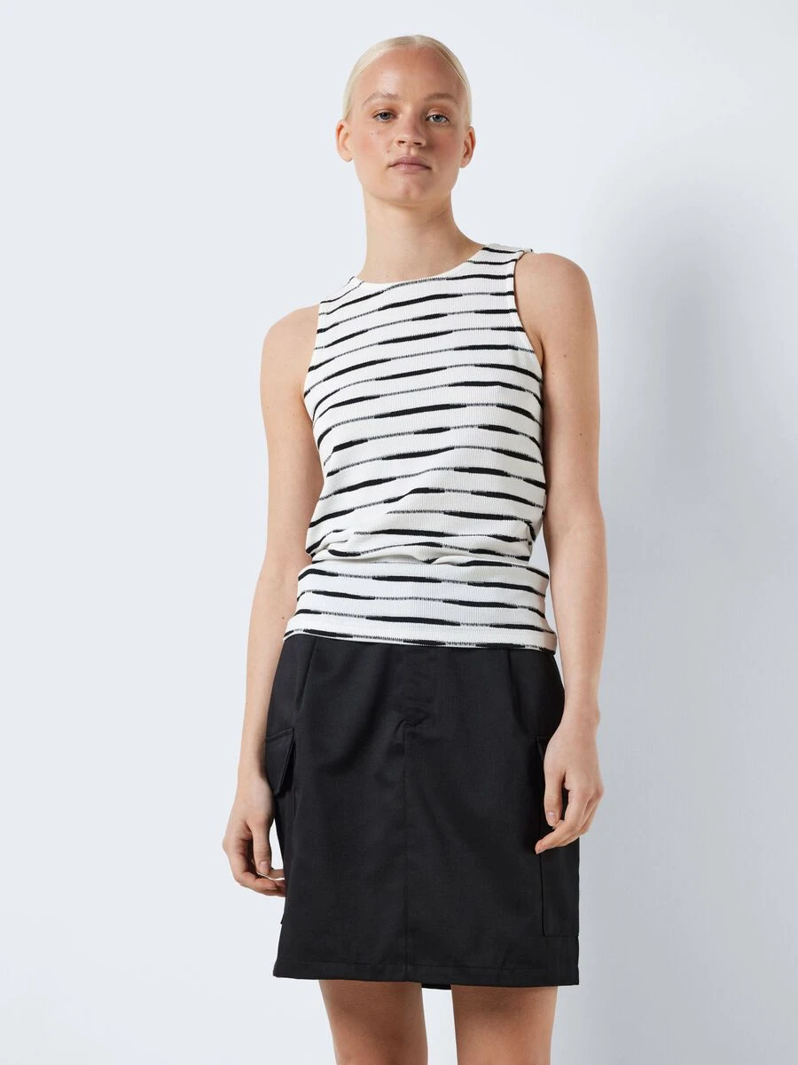 Noisy May SLEVELESS STRIPED TOP - Image 2