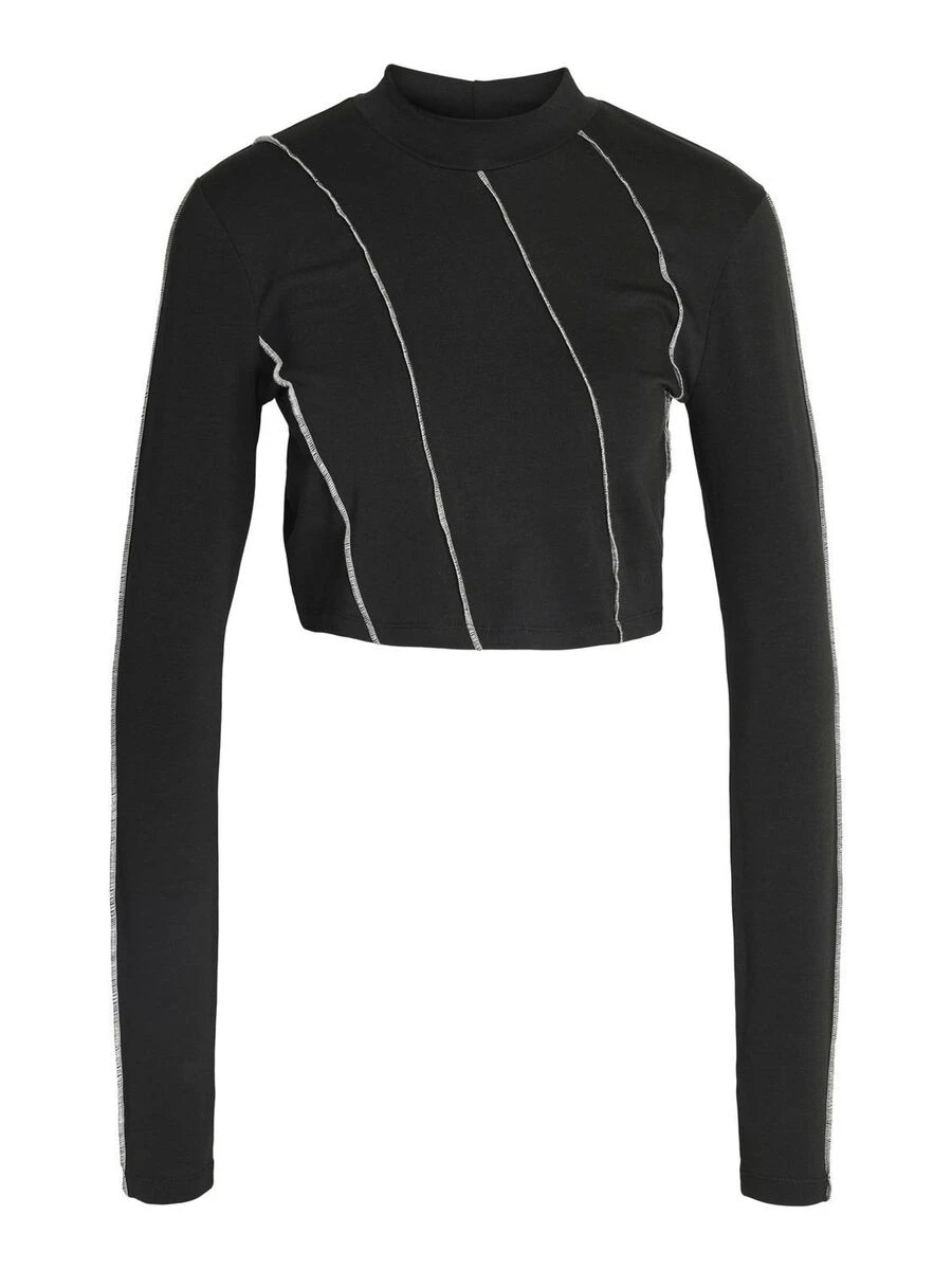 Noisy May LONG SLEEVED CROPPED TOP - Image 6
