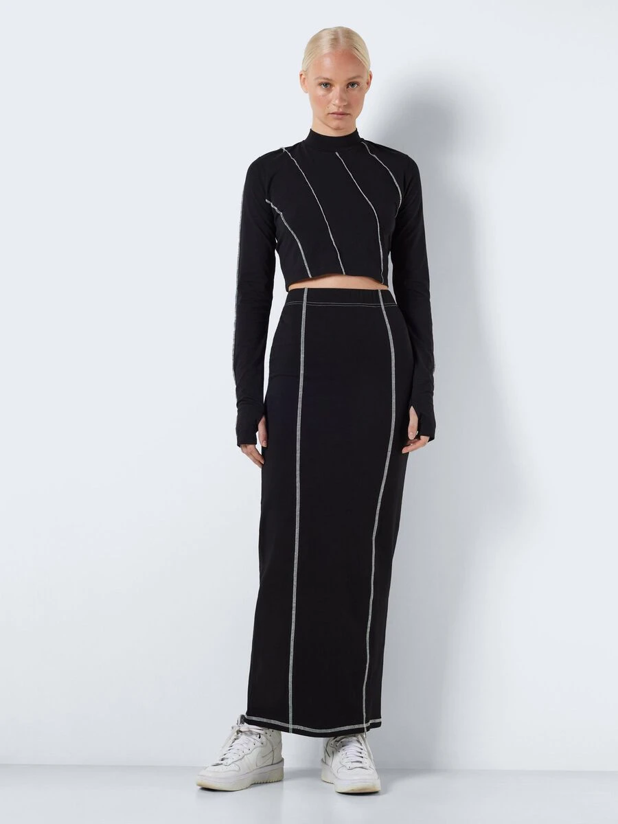 Noisy May LONG SLEEVED CROPPED TOP - Image 3