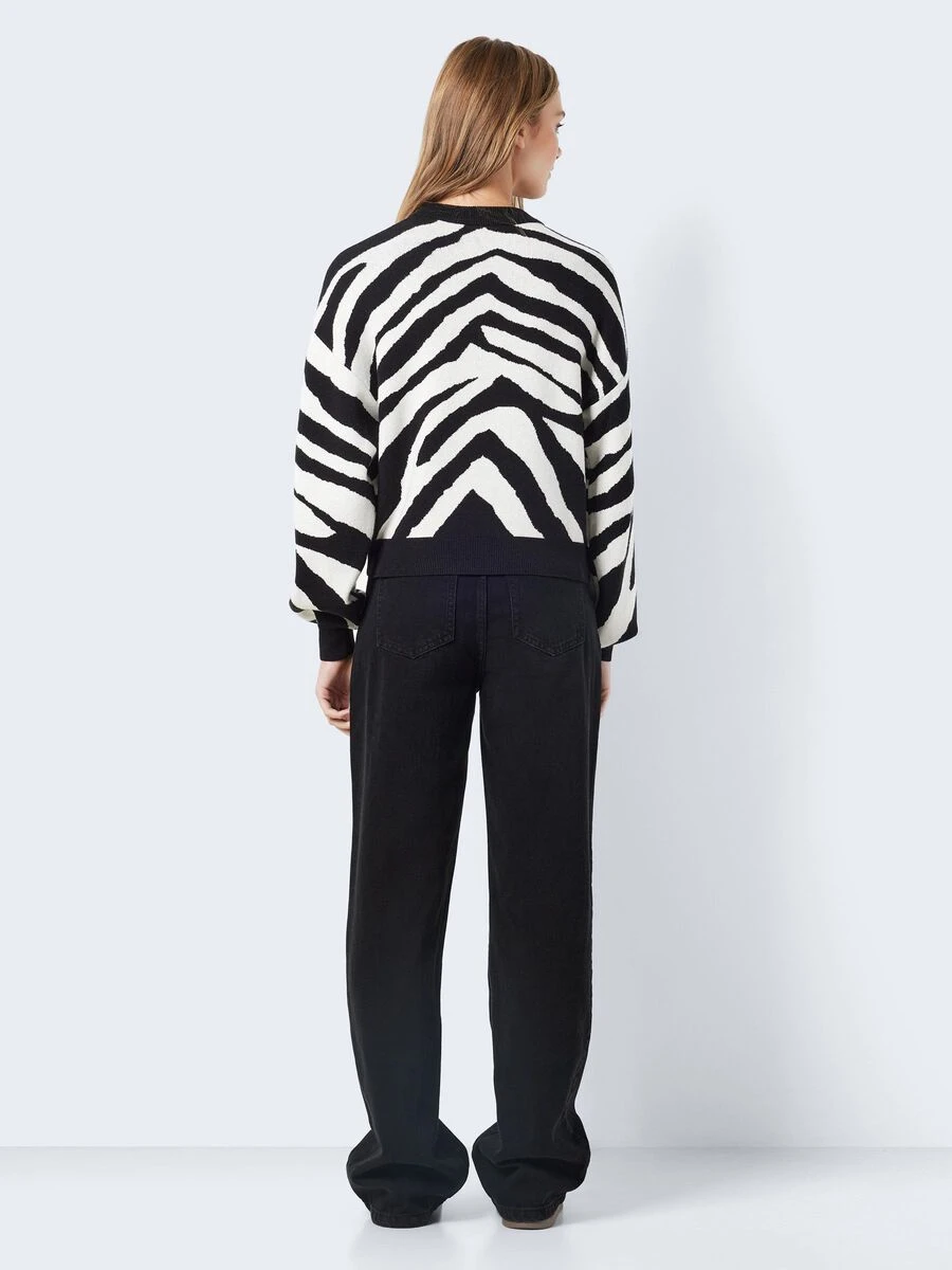 Noisy May KNITTED PATTERN PULLOVER - Image 4