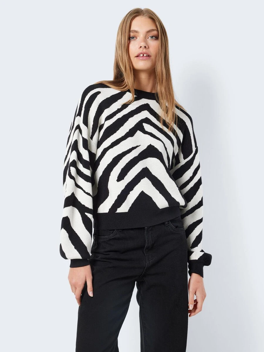 Noisy May KNITTED PATTERN PULLOVER