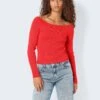 Noisy May OFF SHOULDER KNITTED PULLOVER